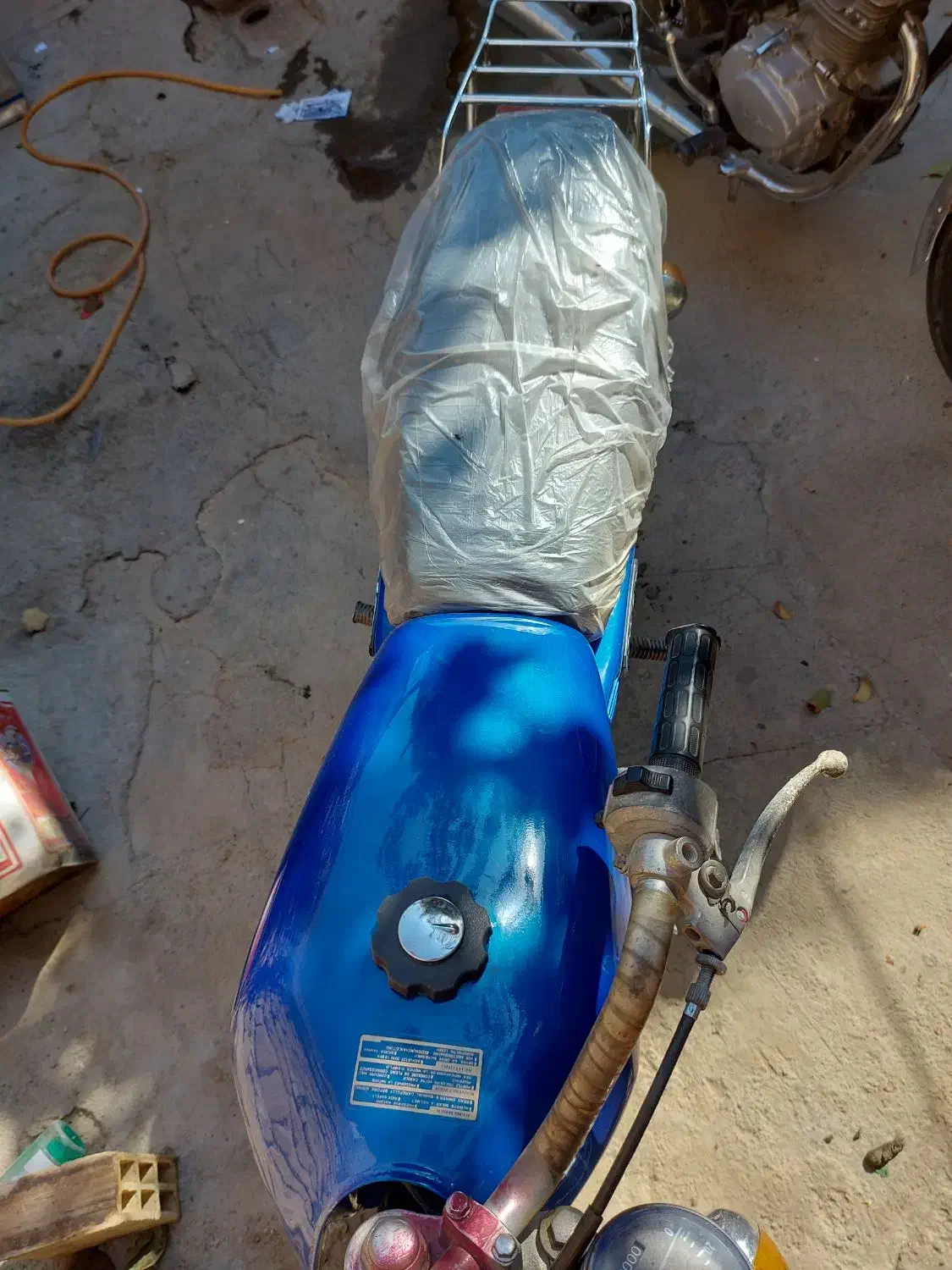 متور هنداcg125 مزایده|موتورسیکلت|شاهدشهر, |دیوار