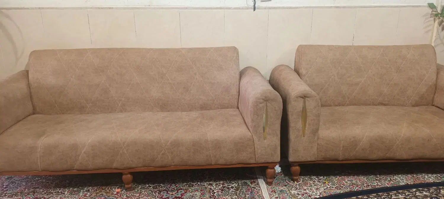 یه دست مبل هفت نفره در حد نو|مبلمان خانگی و میز عسلی|رفسنجان, |دیوار