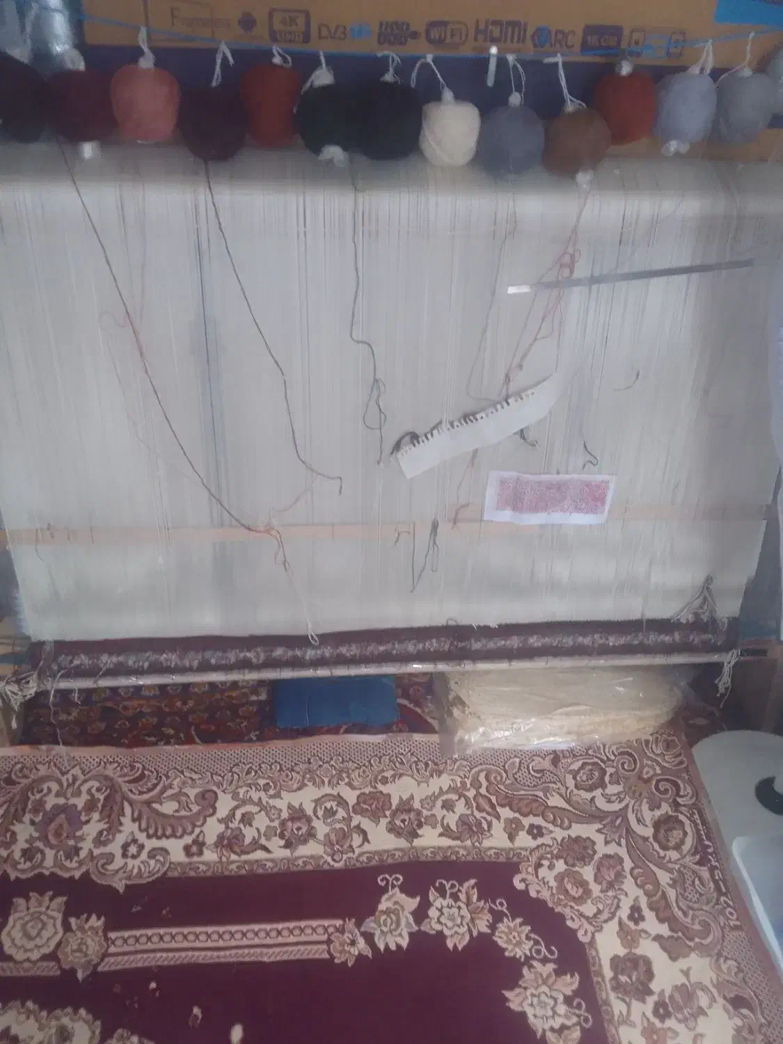 فرش دست باف تبریز قالیچه نقشه گنبد اماده|فرش|اردبیل, |دیوار