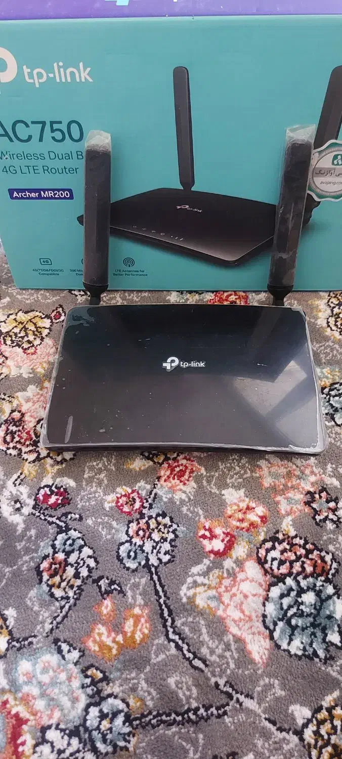 مودم سیمکارتی tp-link MR200 در حد نو|مودم و تجهیزات شبکه|جوانرود, |دیوار