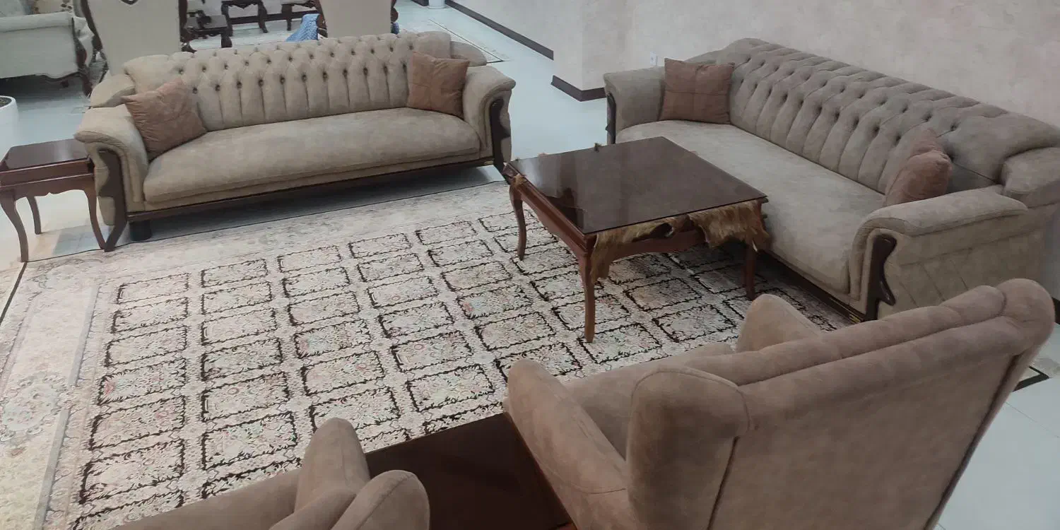 یک دست مبل چستر|مبلمان خانگی و میز عسلی|قرچک, میرزائی شمالی|دیوار