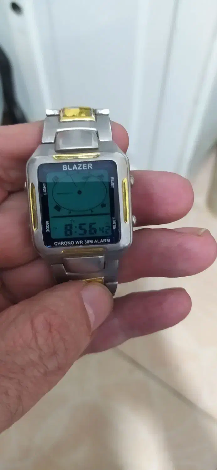 ساعت عتیقه دو زمانه بارنگ مرغوب واستیل بلازر اصل|ساعت|تبریز, |دیوار