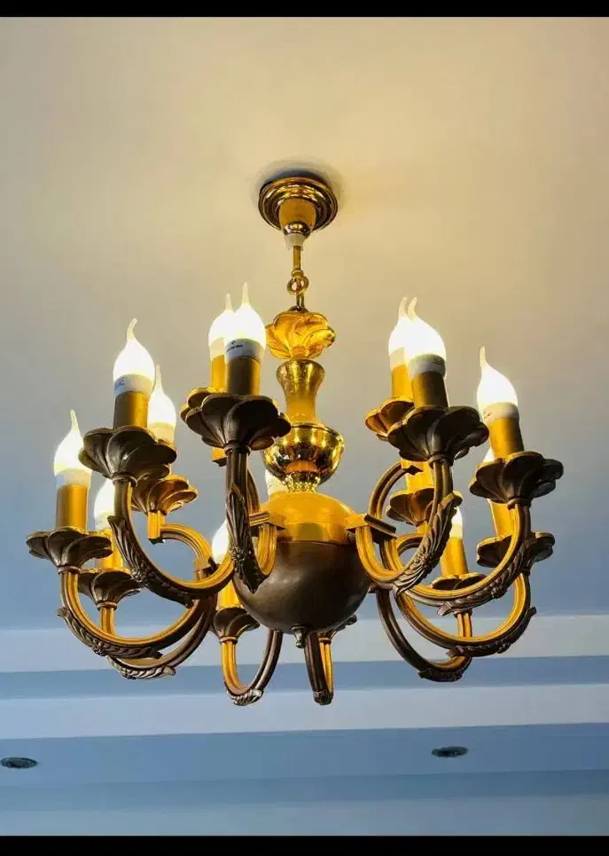 لوستر برند انصاری دو عدد|لوستر و چراغ آویز|کرج, کوی کارمندان جنوبی|دیوار