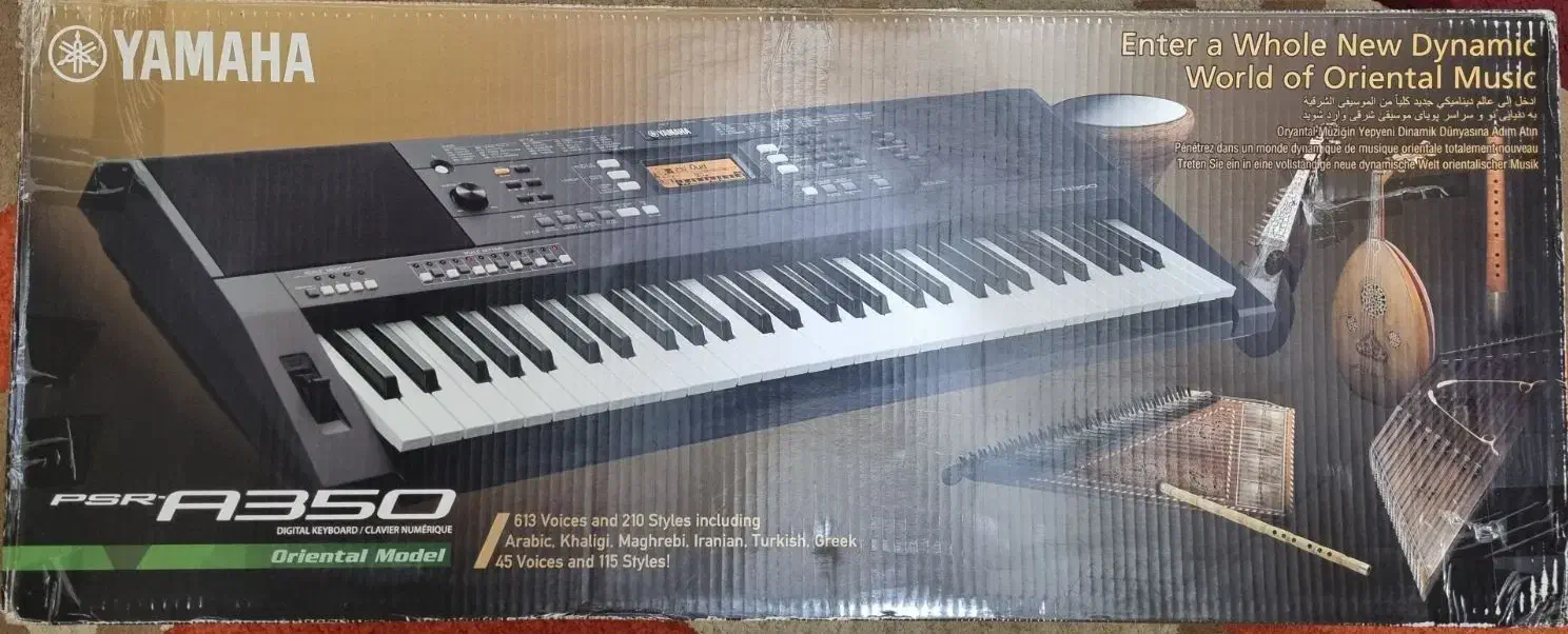 فروش فوری کیبورد دیجیتال یاماها مدل PSR A350|پیانو، کیبورد، آکاردئون|قم, زنبیل آباد|دیوار