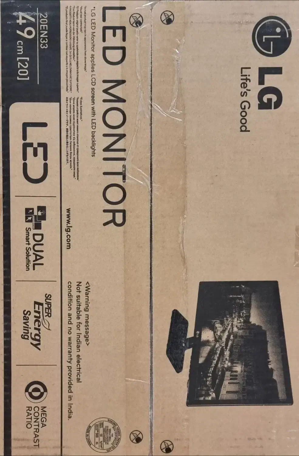 مانیتور LG 20EN33، تمیز سالم و کم کارکرد، پک کامل|قطعات و لوازم جانبی رایانه|تهران, هفده شهریور|دیوار