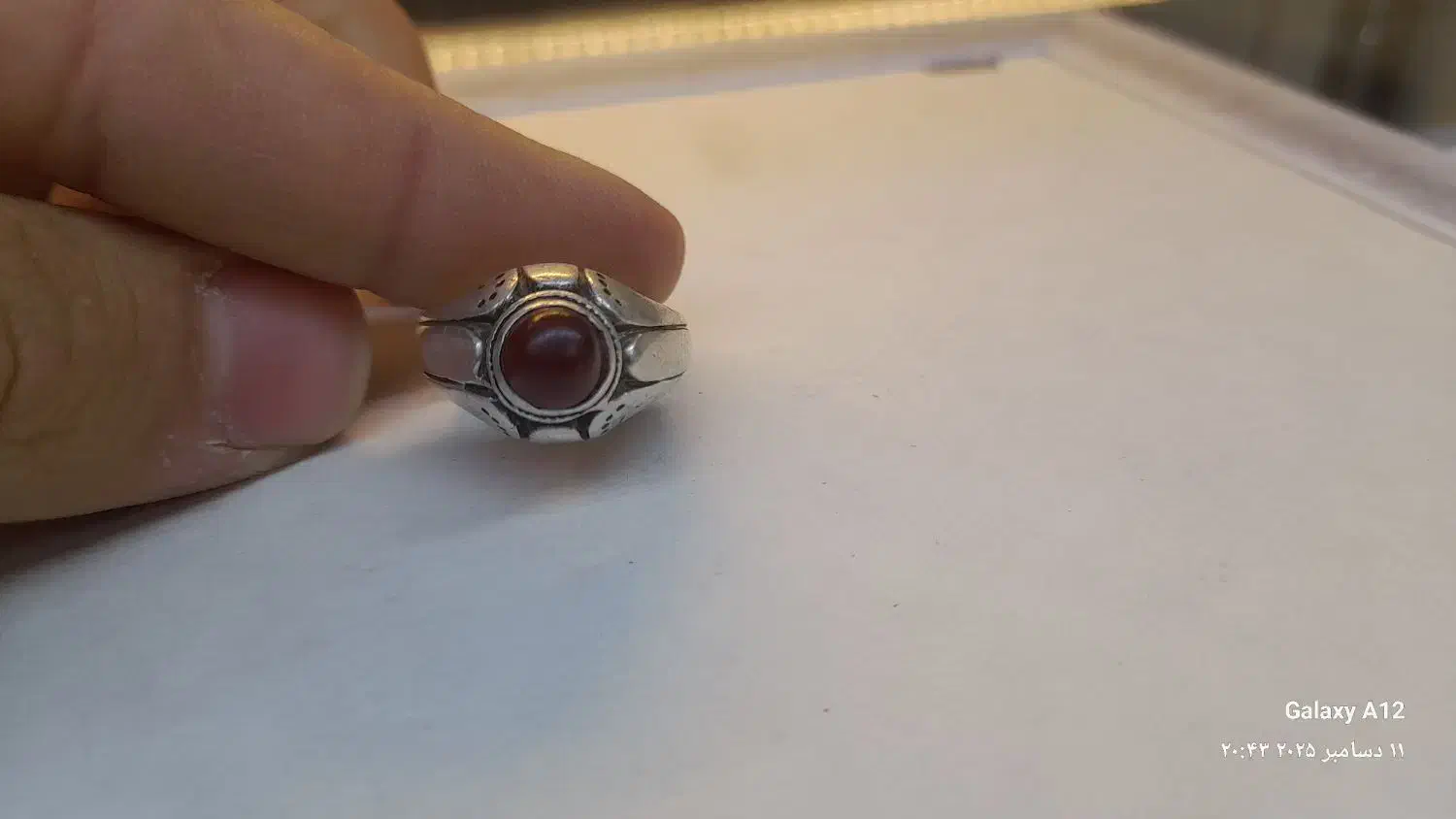 انگشتر عقیق یمنی کهنه دومهر|جواهرات|قنوات, |دیوار