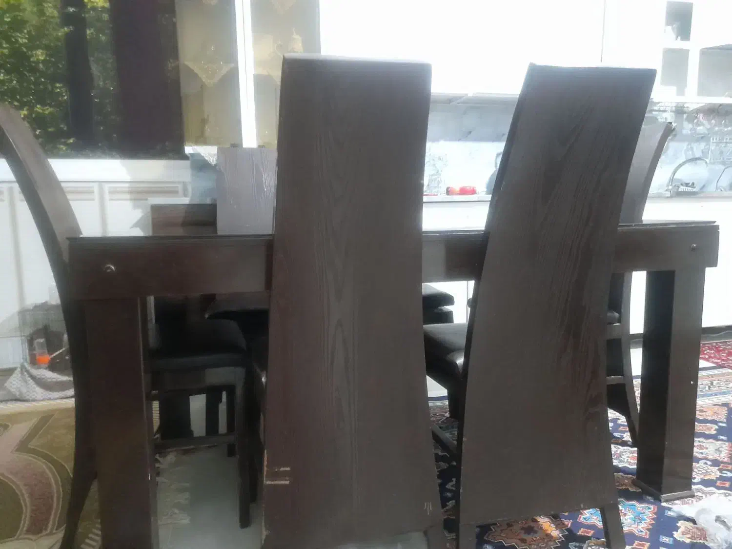 میز ناهارخوری ۶ نفره|میز و صندلی غذاخوری|زابل, |دیوار