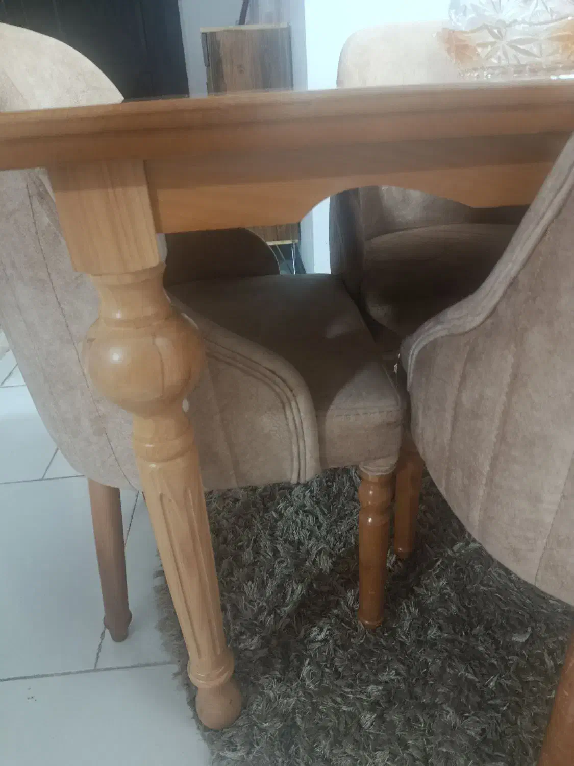 میز غذا خوری نونو پارچه مسکو خارجی|میز و صندلی غذاخوری|پاپی, |دیوار