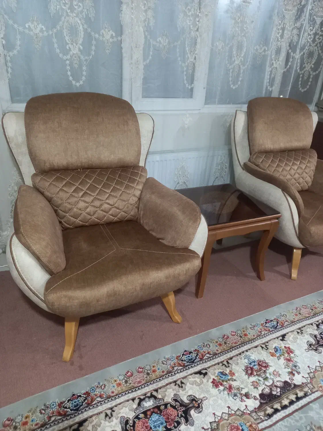 مبل ومیز ناهار خوری .|مبلمان خانگی و میز عسلی|اراک, |دیوار