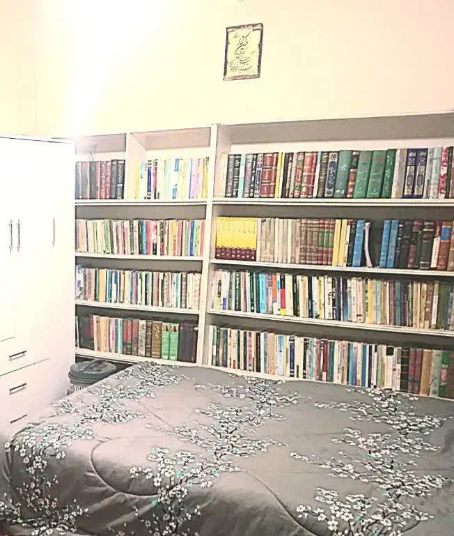 قفسه کتاب|کتابخانه، شلف، قفسه‌های دیواری|مشهد, شهید قربانی|دیوار