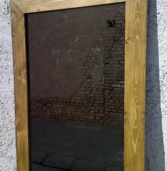 آیینه قدی و رو میزی چوبی|آینه|ری, علایین|دیوار