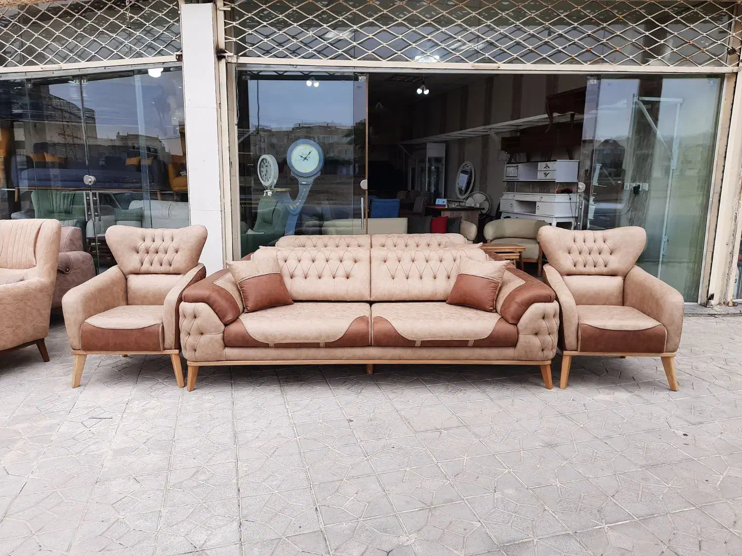 مبل راحتی تخت شو مدل گلدن|مبلمان خانگی و میز عسلی|بیرجند, |دیوار