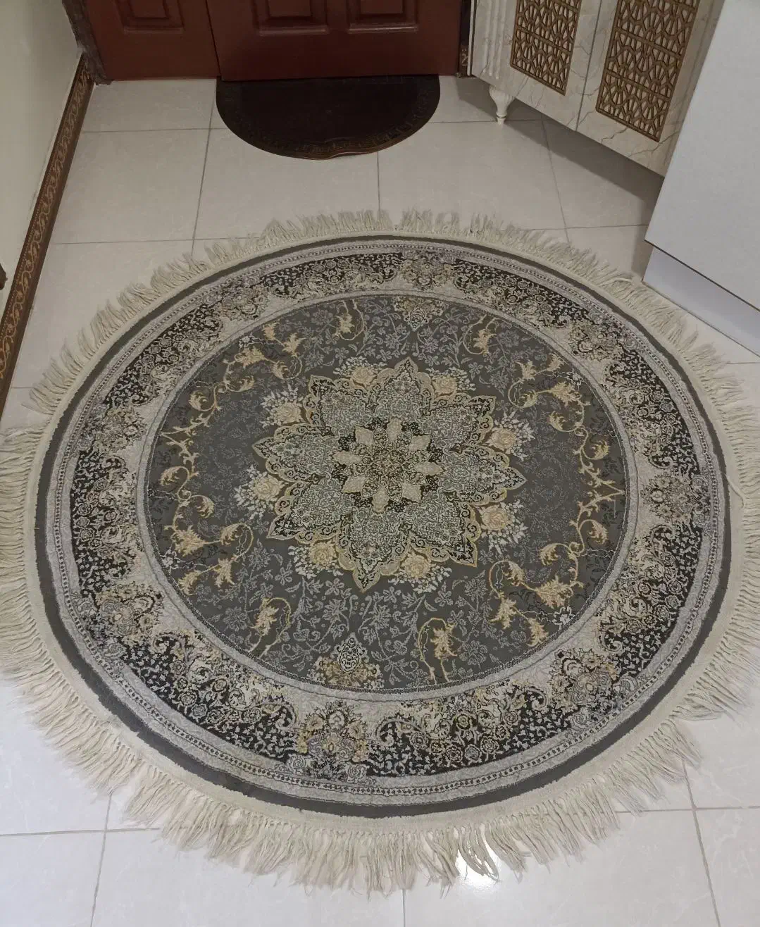 فرش گرد روفرشی پادری روتختی پرده موکت|فرش|تهران, شهرک آسمان|دیوار
