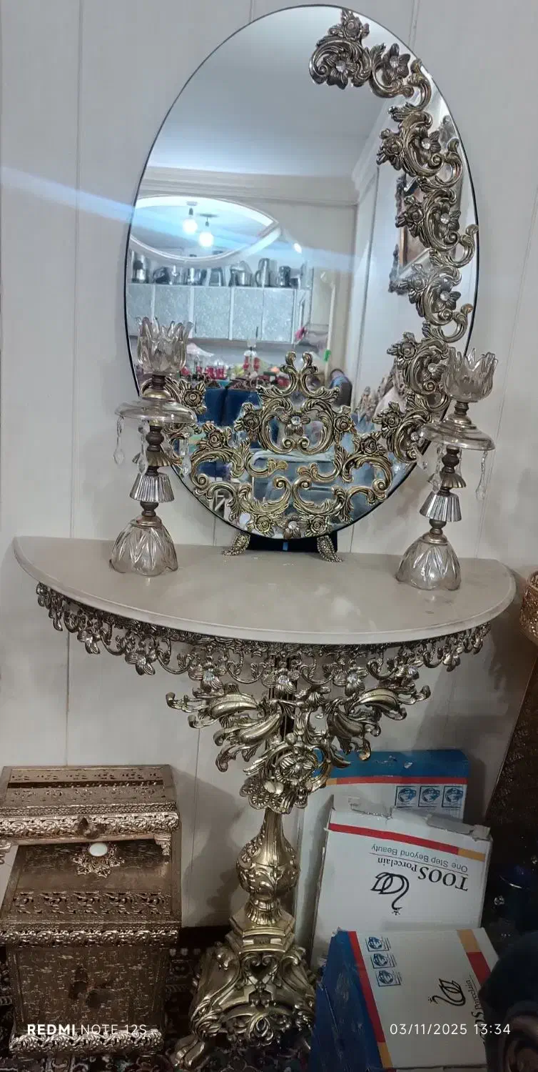 اینه وشمعدان|بوفه، ویترین، کنسول|مشهد, شهید قربانی|دیوار