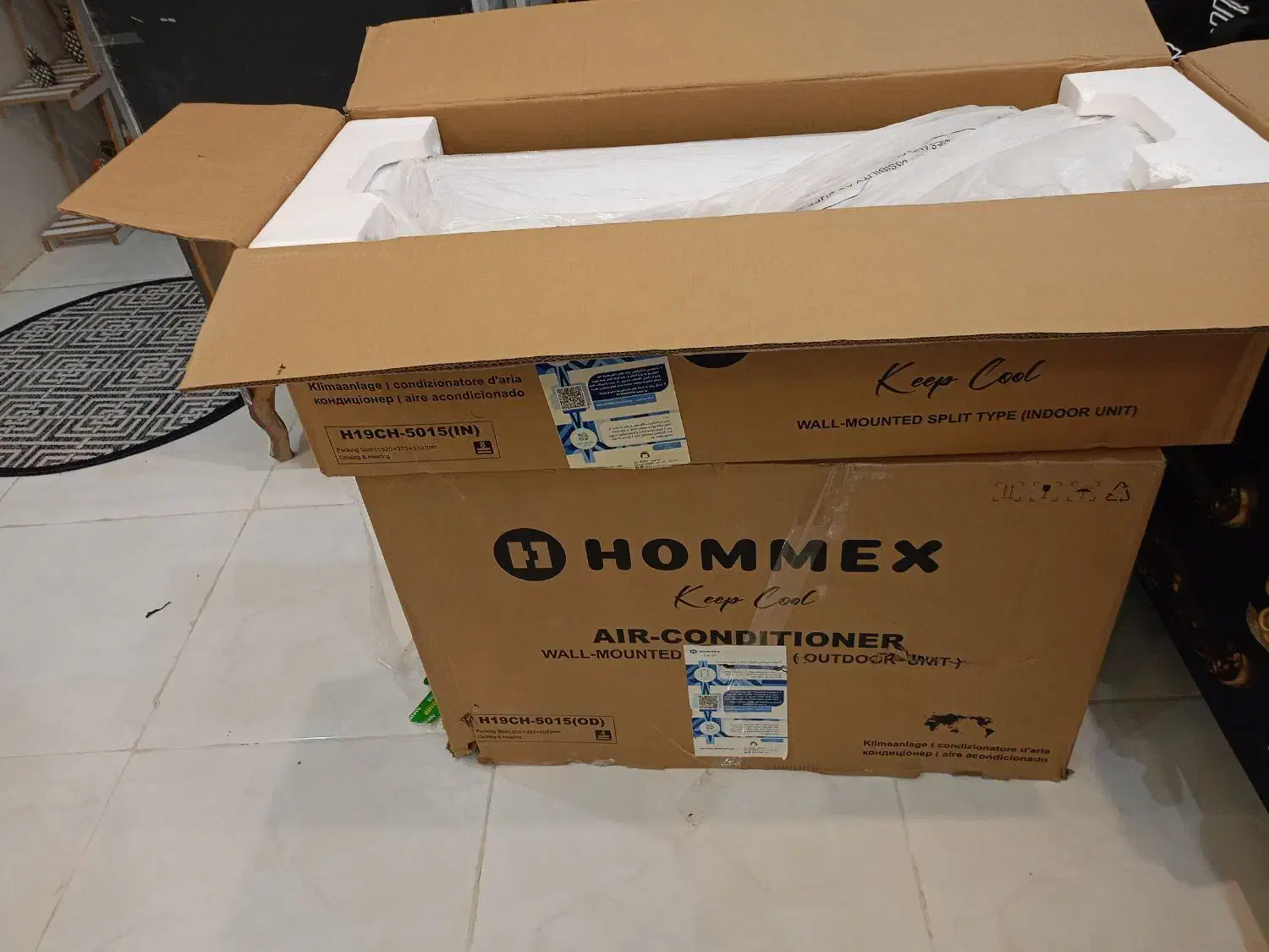 اسپیلت 19 هزار  دو زمانه|کولر گازی و فن‌کوئل|مشهد, دوست آباد|دیوار