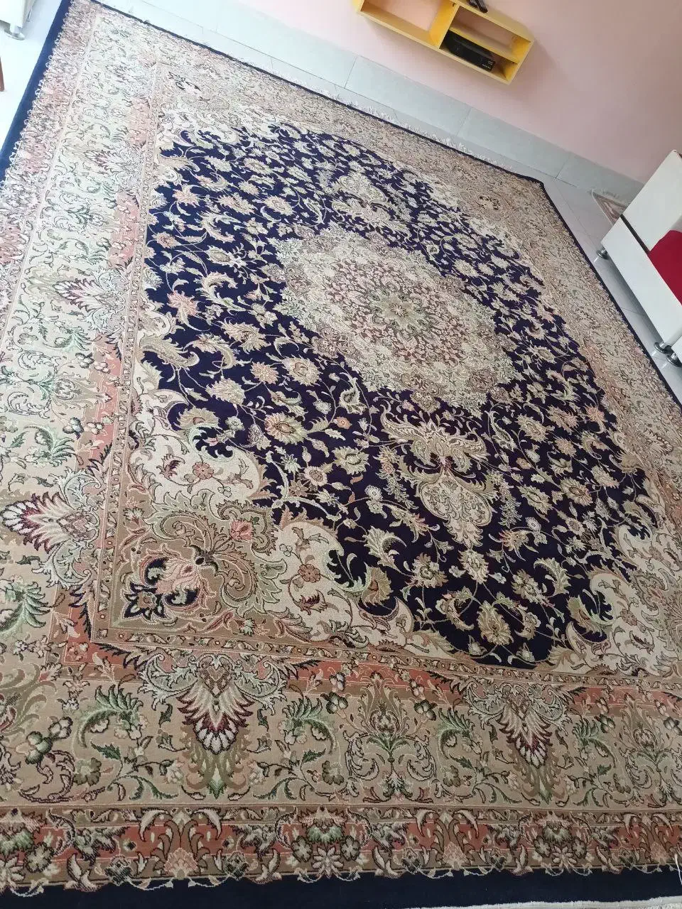 فرش مشهد درجه یک  پانصد شانه|فرش|چناران, |دیوار