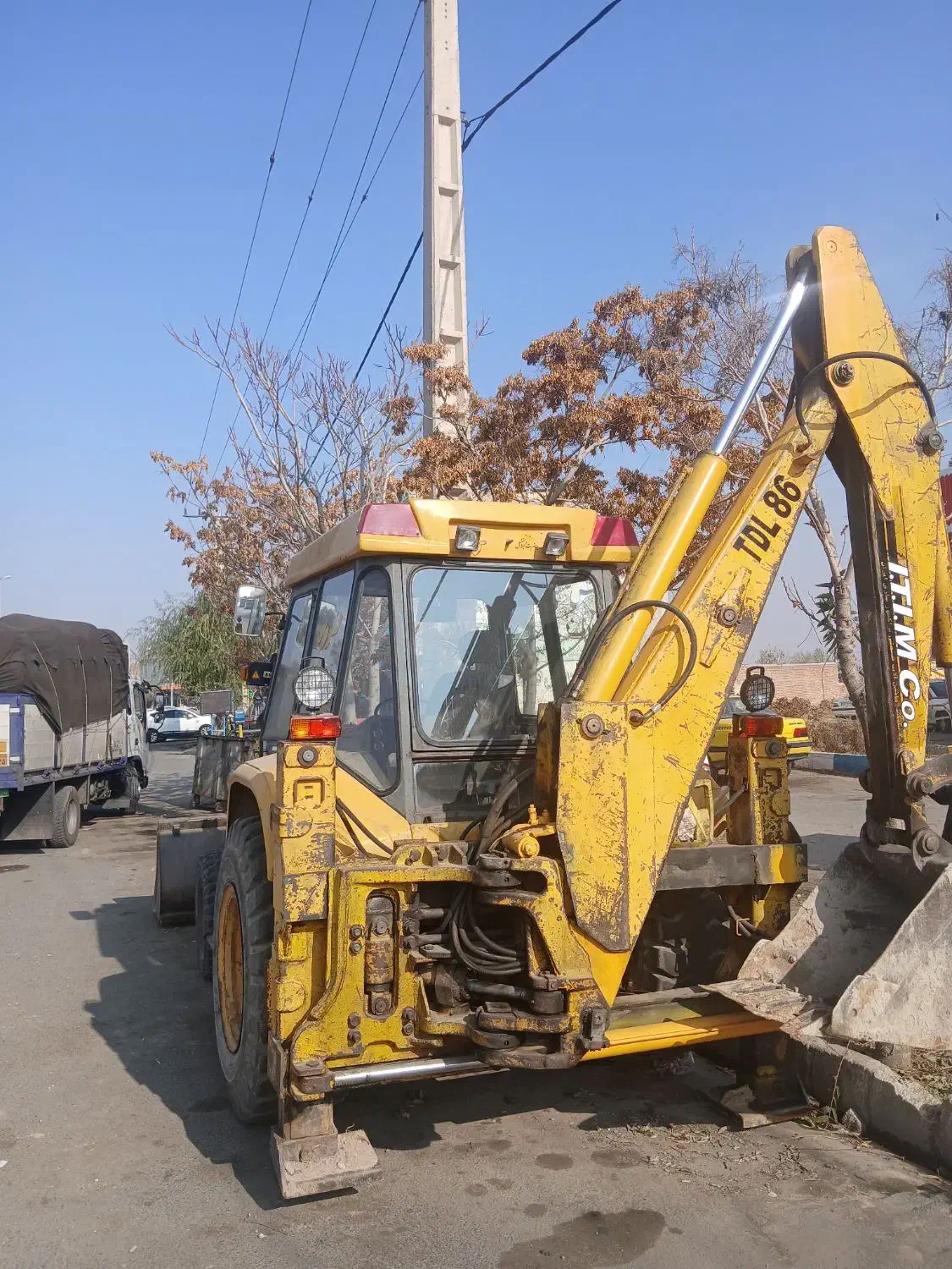 یک دستگاه بیل بکهو مدل 86|خودرو سنگین|بناب, |دیوار