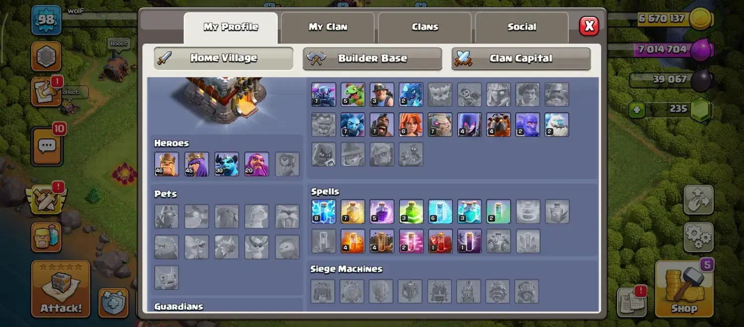 اکانت کلش|کنسول، بازی ویدئویی و آنلاین|بروجرد, |دیوار