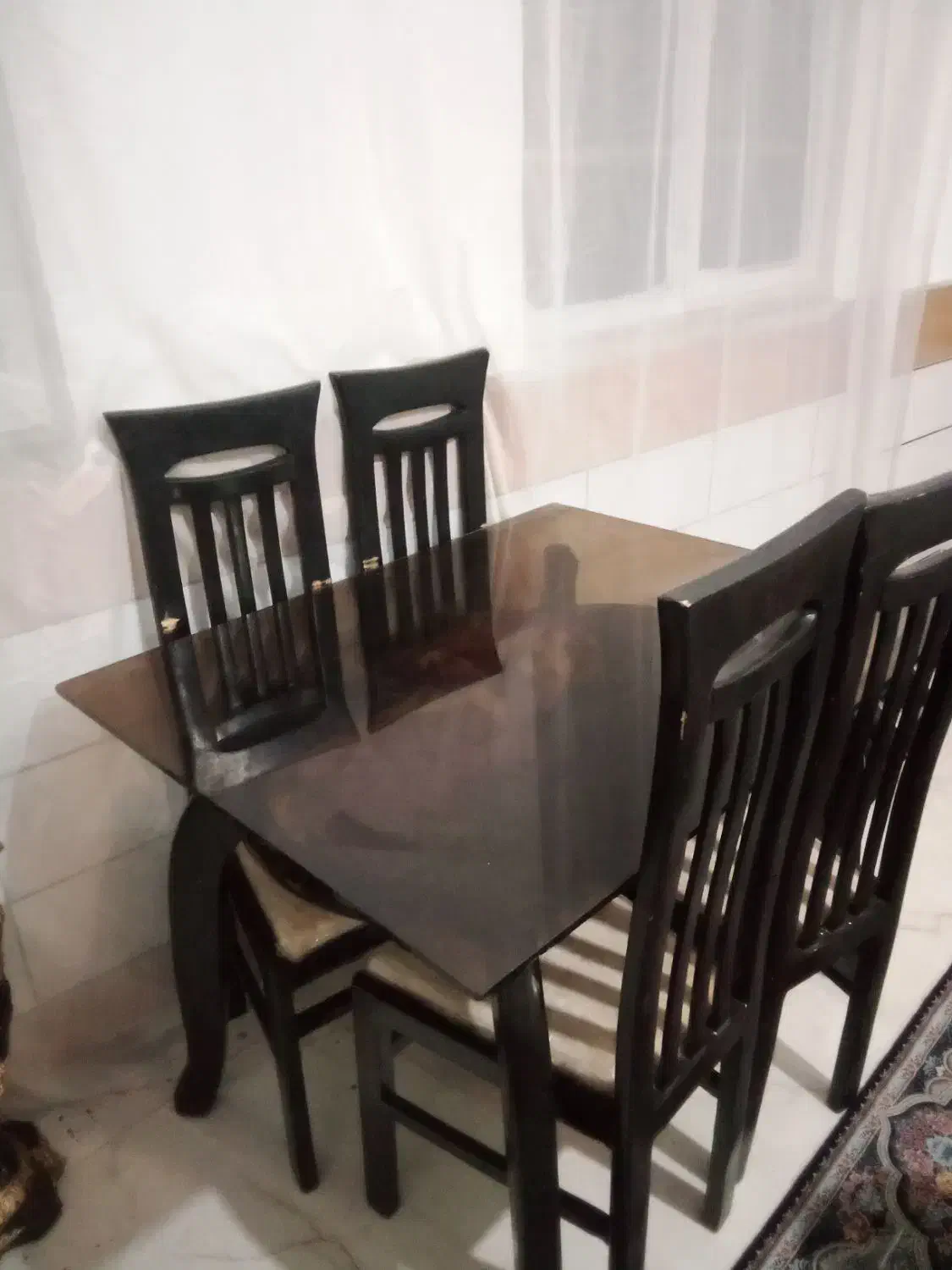 میز نهار خوری|میز و صندلی غذاخوری|ساوه, |دیوار