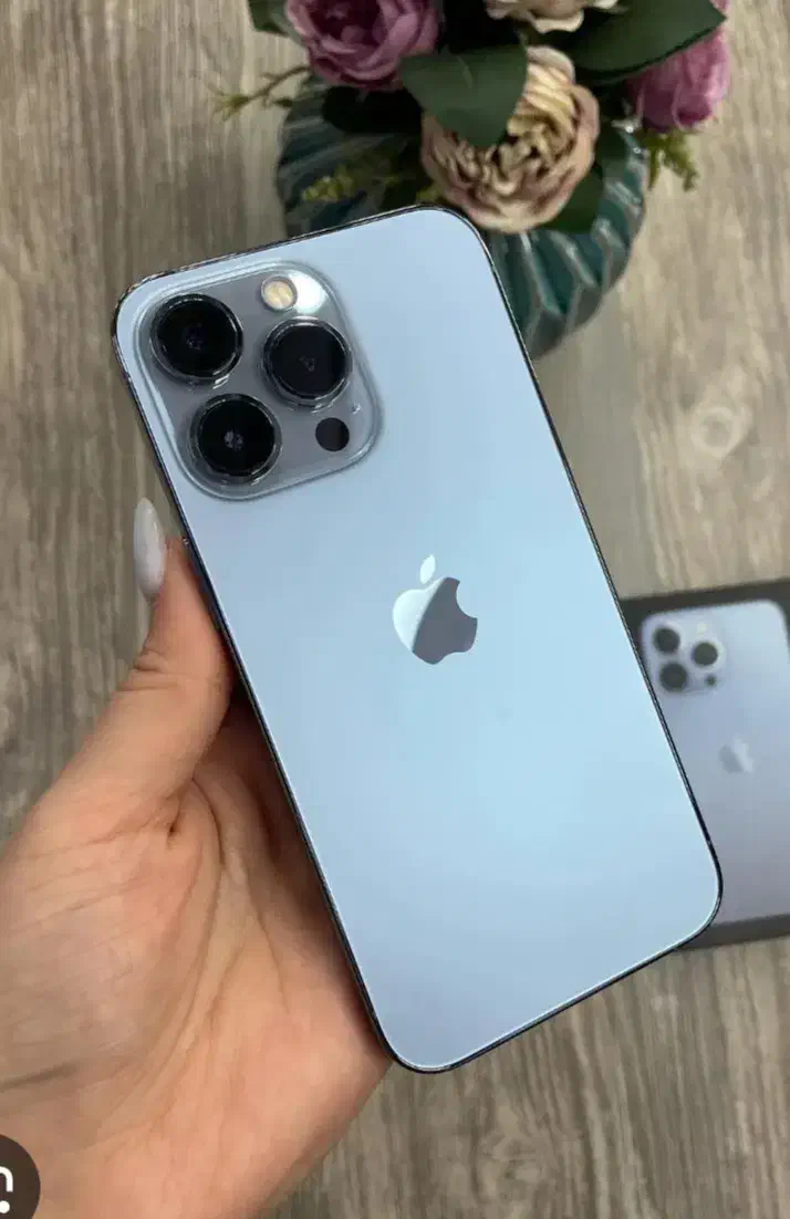 گوشی اپل۱۳پرومکس CH blue|موبایل|تهران, ولنجک|دیوار