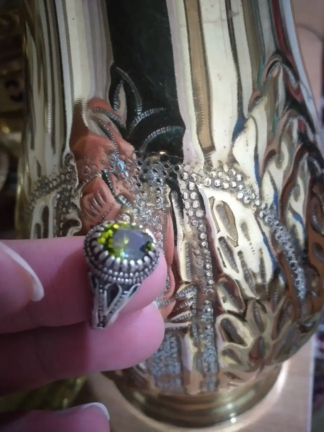 انگشتر زبرجد|جواهرات|اردبیل, |دیوار