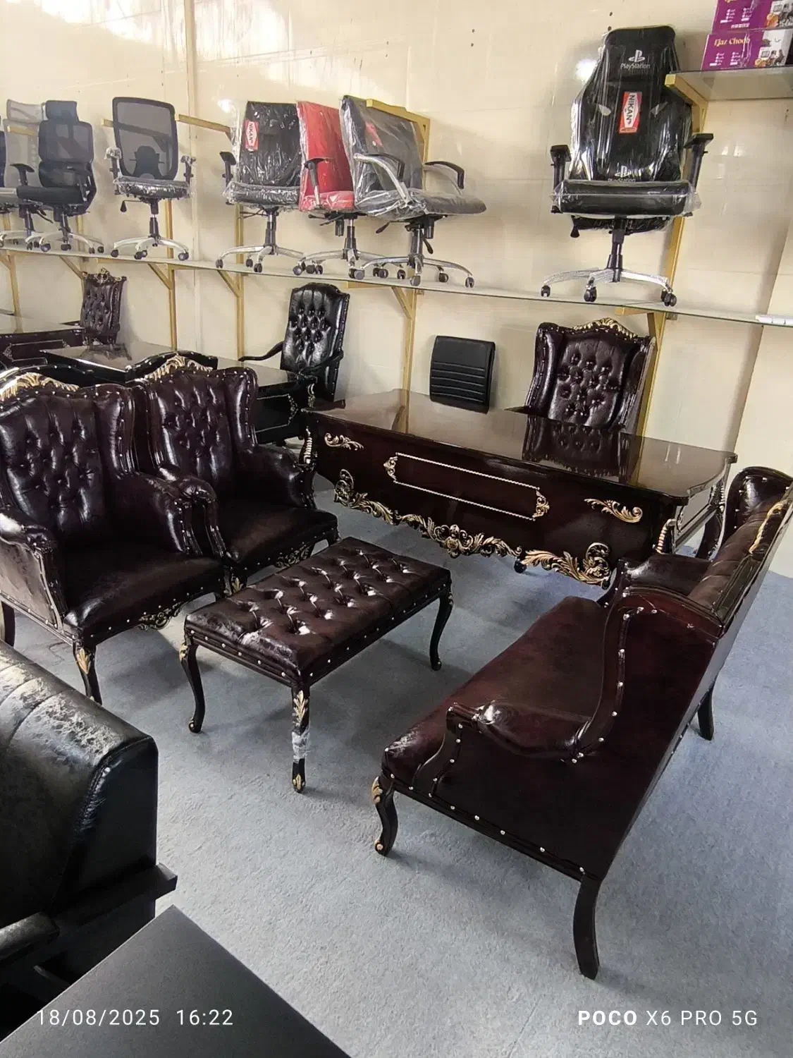 مبلمان اداری کلاسیک میز مدیریت صندلی|مبلمان اداری|تهران, شهرک ولیعصر شمالی|دیوار