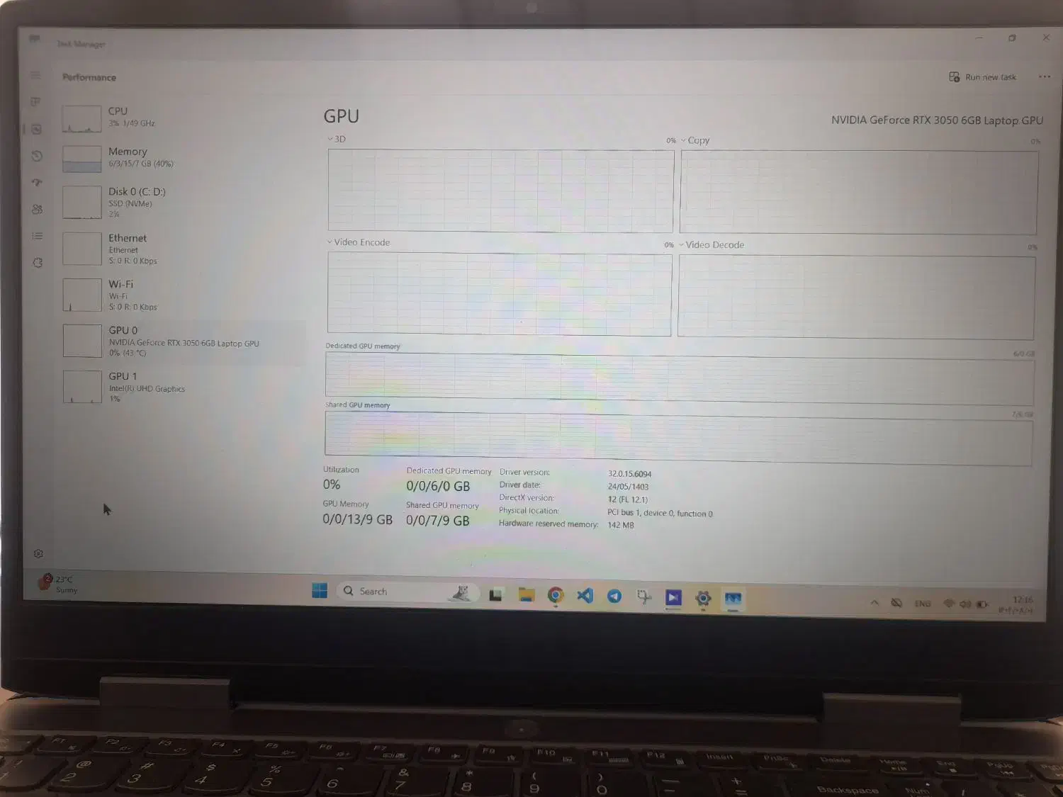 لپتاپ گیمینگ لنوو LOQ|رایانه همراه|تربت جام, والفجر|دیوار