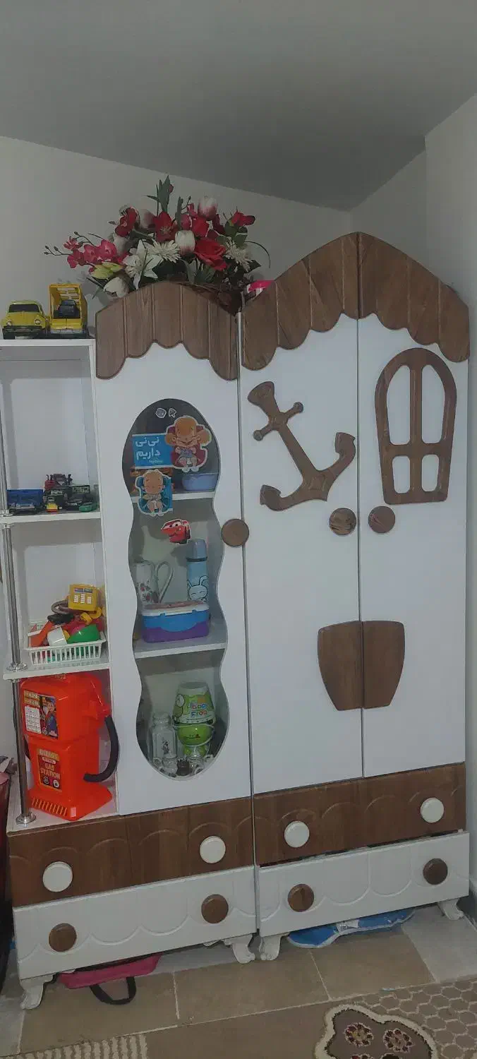 سرویس چوب کودک|جاکفشی، کمد، دراور|قم, علی آباد سعدگان|دیوار