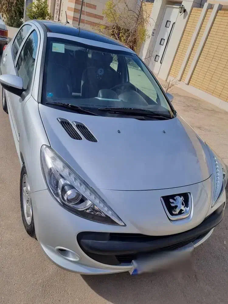 207 مدل 1400 سقف شیشه|خودرو سواری و وانت|طبس, |دیوار