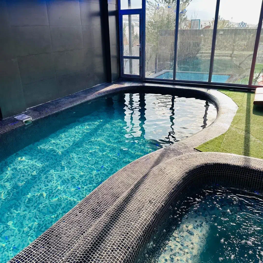 اجاره باغ ویلا استخر ابگرم|اجارهٔ کوتاه‌مدت ویلا و باغ|شیراز, گویم|دیوار