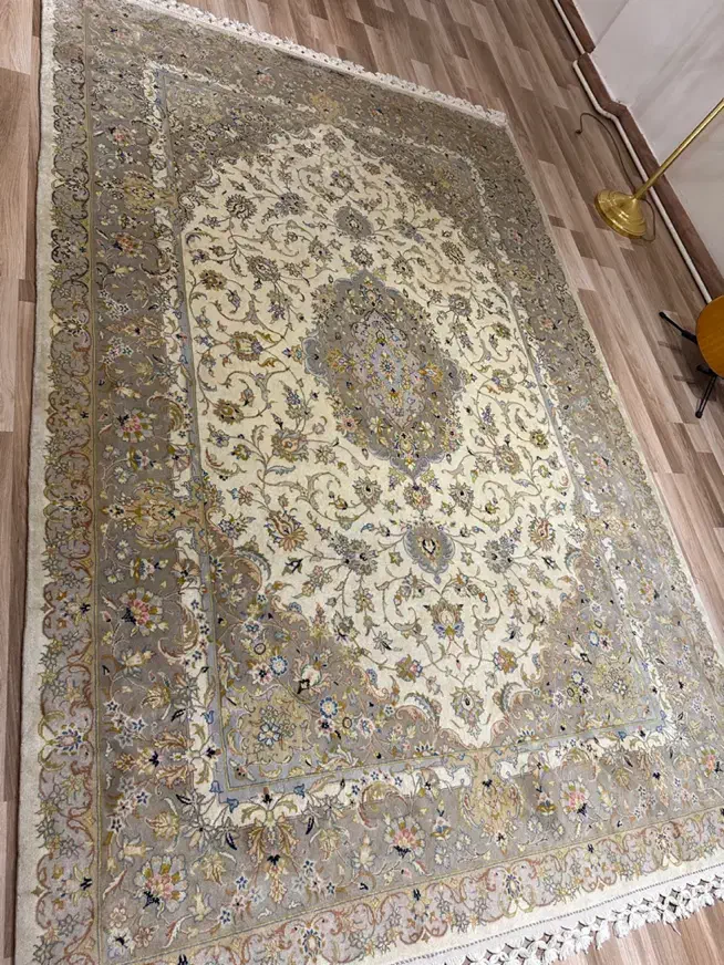 فرش دستبافت کرک ابریشم خسروزاد|فرش|تهران, خانی آباد نو شمالی|دیوار