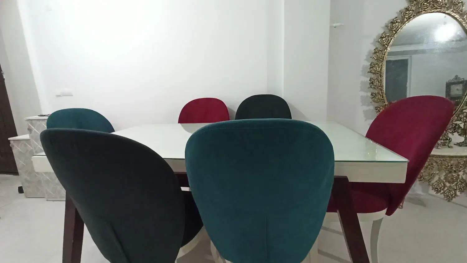 ناهارخوری شیش نفره|میز و صندلی غذاخوری|ماهدشت, |دیوار