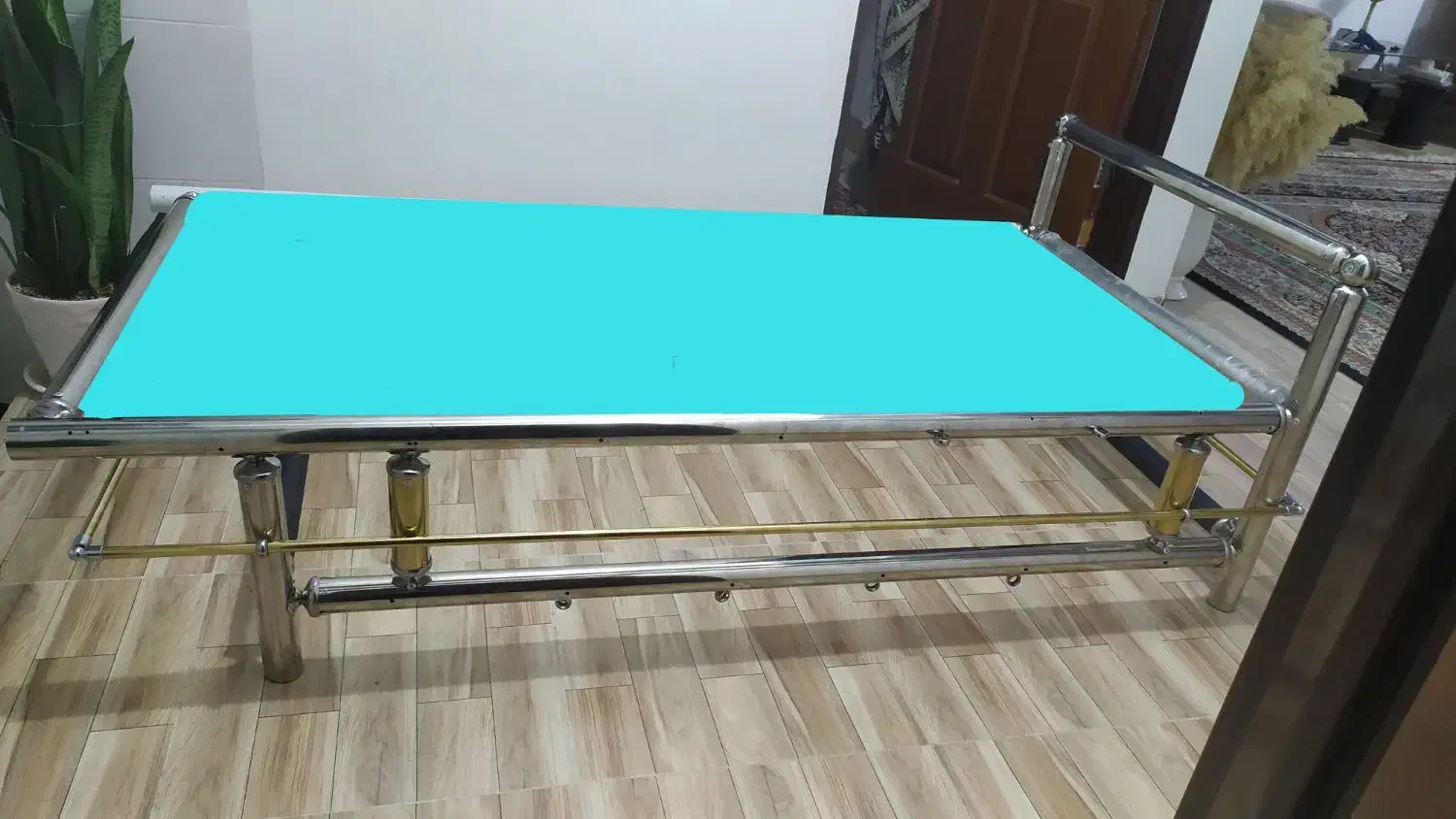 تخت خواب تمام استیل|تخت و سرویس خواب|سرپل ذهاب, |دیوار