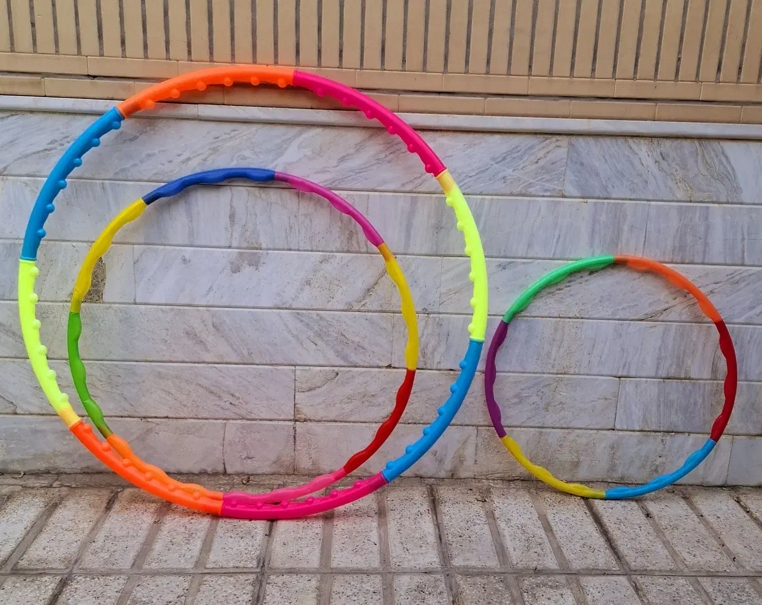 سه حلقه ورزشی نو|تجهیزات ورزشی|قم, نخودی|دیوار