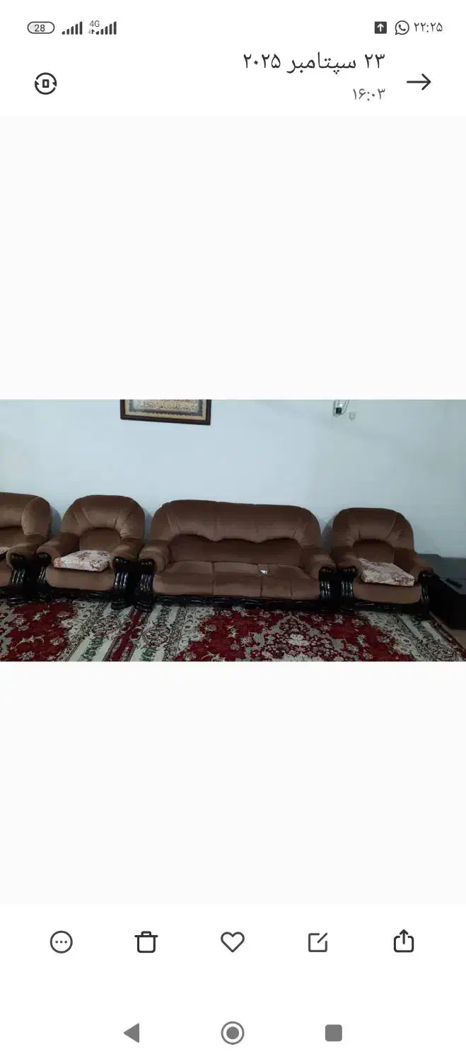 مبل تمیز وسالم|مبلمان خانگی و میز عسلی|اهواز, آسیاباد|دیوار