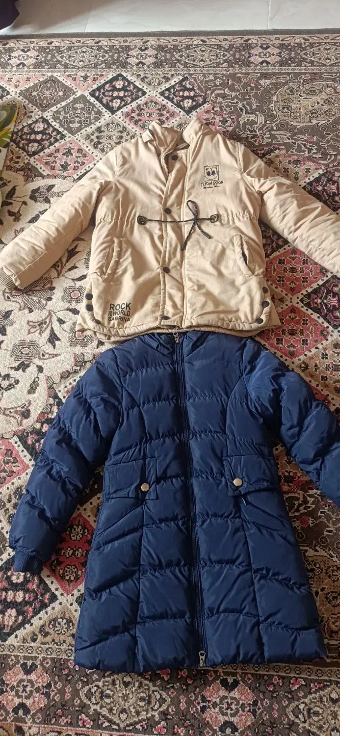 کاپشن دخترونه دوتا باهم ۶۰۰ تومان|لباس|سنگر, |دیوار