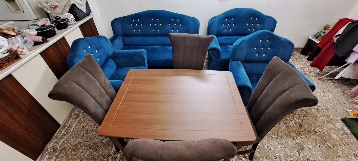 فروش مبل و میز ناهارخوری|حراج|قائمشهر, |دیوار