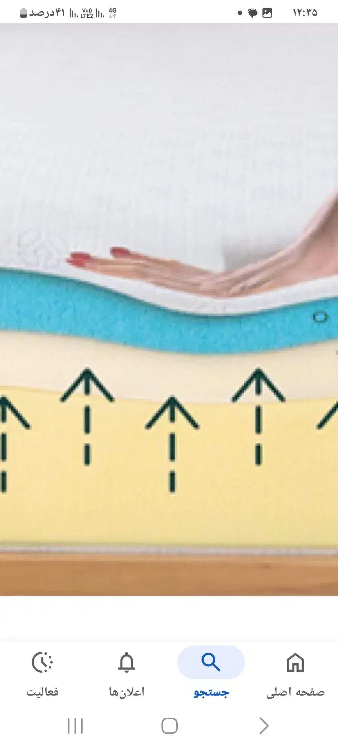 تشک خوشخواب محدوده فلاحی|تشک تختخواب|مشهد, شاهد (شهرک غرب)|دیوار