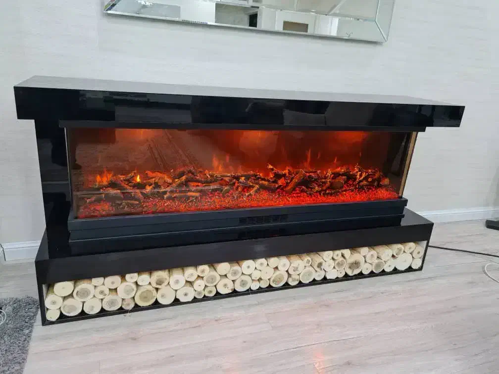 ساخت شومینه های برقی|بخاری، هیتر، شومینه|کرج, کوی کارمندان جنوبی|دیوار