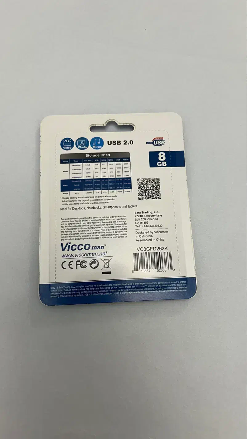 فلش ۸ گیگ vicco|قطعات و لوازم جانبی رایانه|تبریز, |دیوار