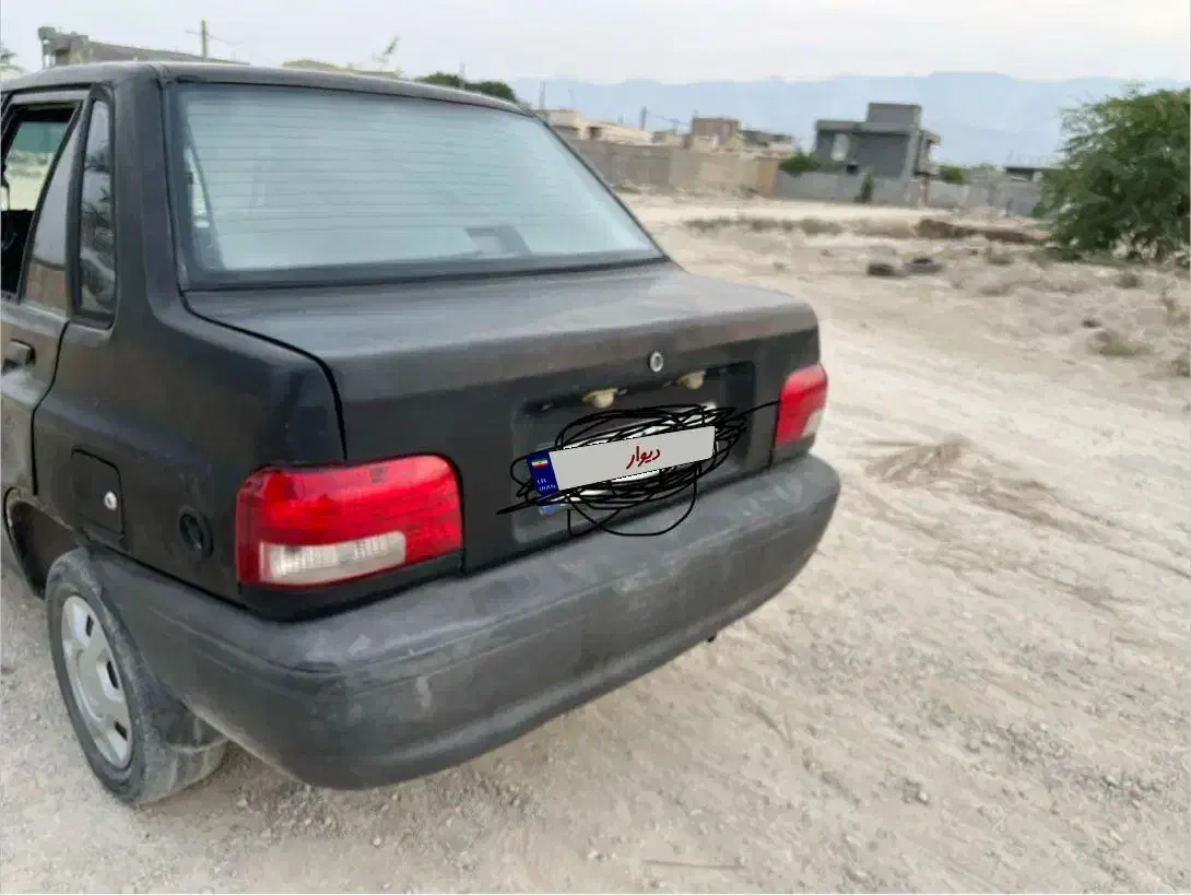 پراید مشکی|خودرو سواری و وانت|لامرد, |دیوار