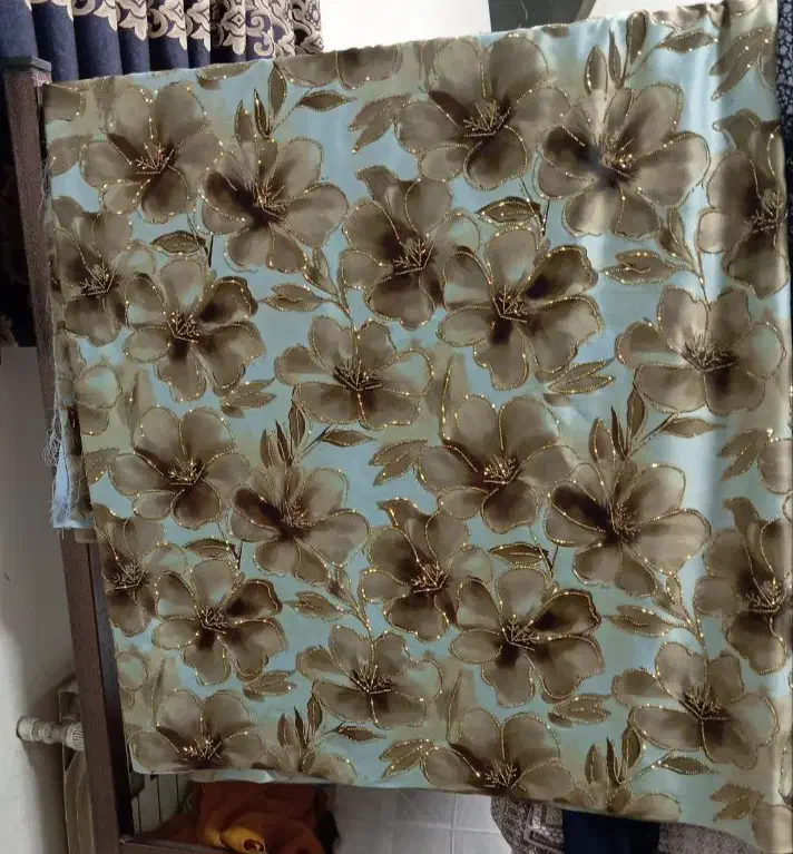 پارچه مجلسی ابریشم بهاره|لباس|خاش, |دیوار