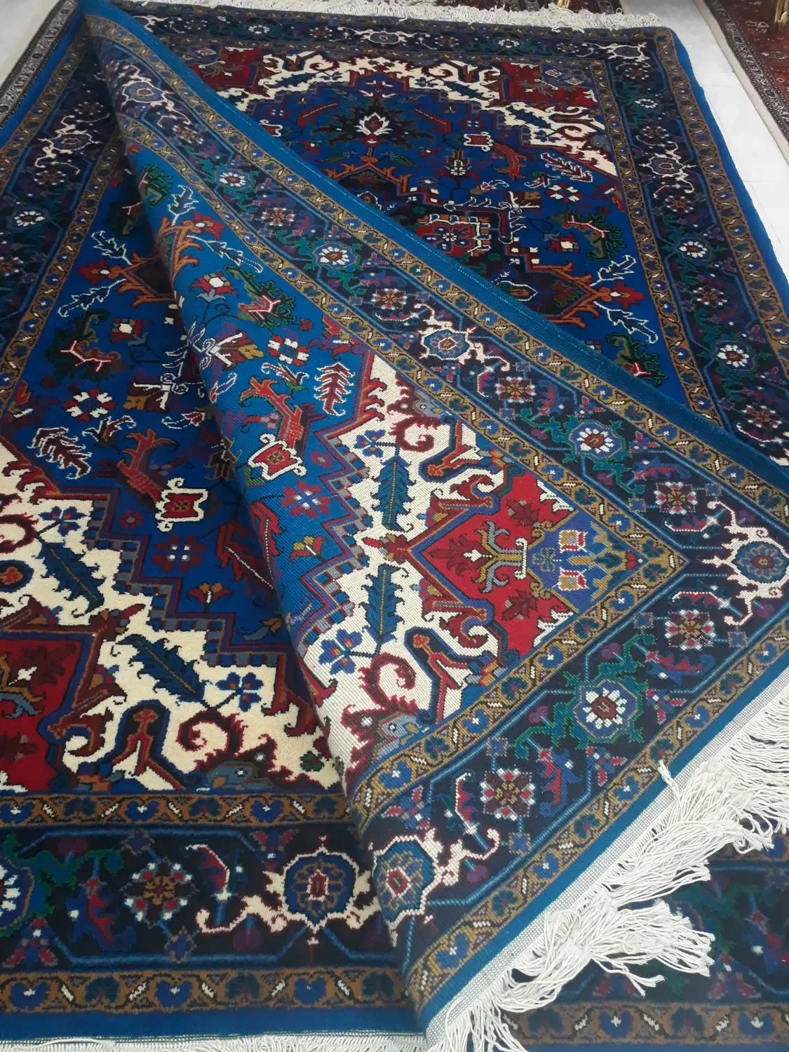 یک جفت شش متری دستبافت هریس|فرش|تبریز, |دیوار