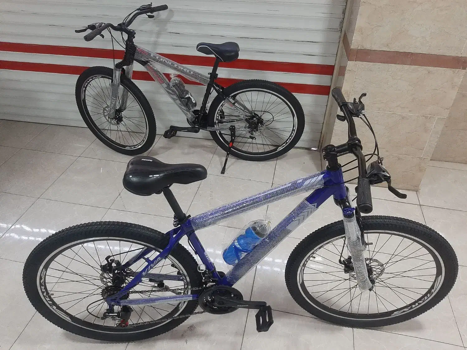 ۲دوچرخه سایز۲۷.۵ بزرگ دیسکی حرفهای قفلشوآبی ومشکی|دوچرخه، اسکیت، اسکوتر|تبریز, |دیوار