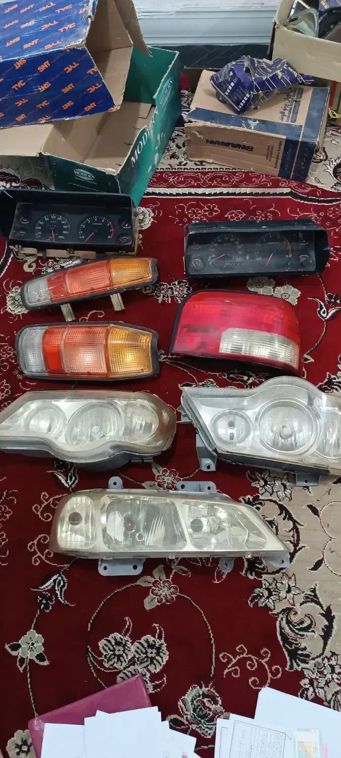 چراغ جلو پراید۱۳۲و۱۳۱ صفحه گیربکس پیکان|قطعات یدکی و لوازم جانبی|باوی, |دیوار