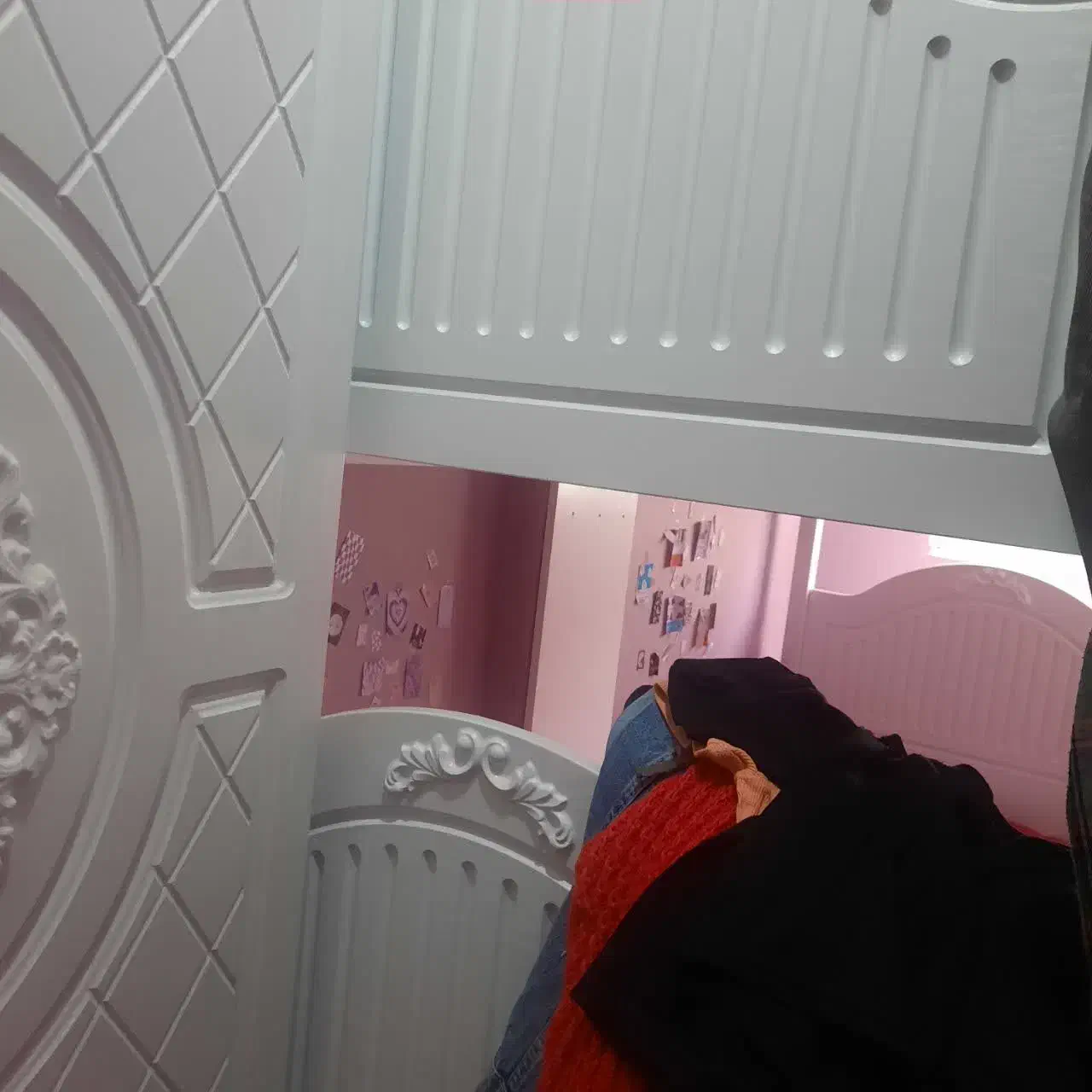 تخت دو طبقه ام دی اف طول ۲۰۰ عرض ۹۰ فقط ۱۰ تومن|تخت و سرویس خواب|تهران, مجیدیه|دیوار