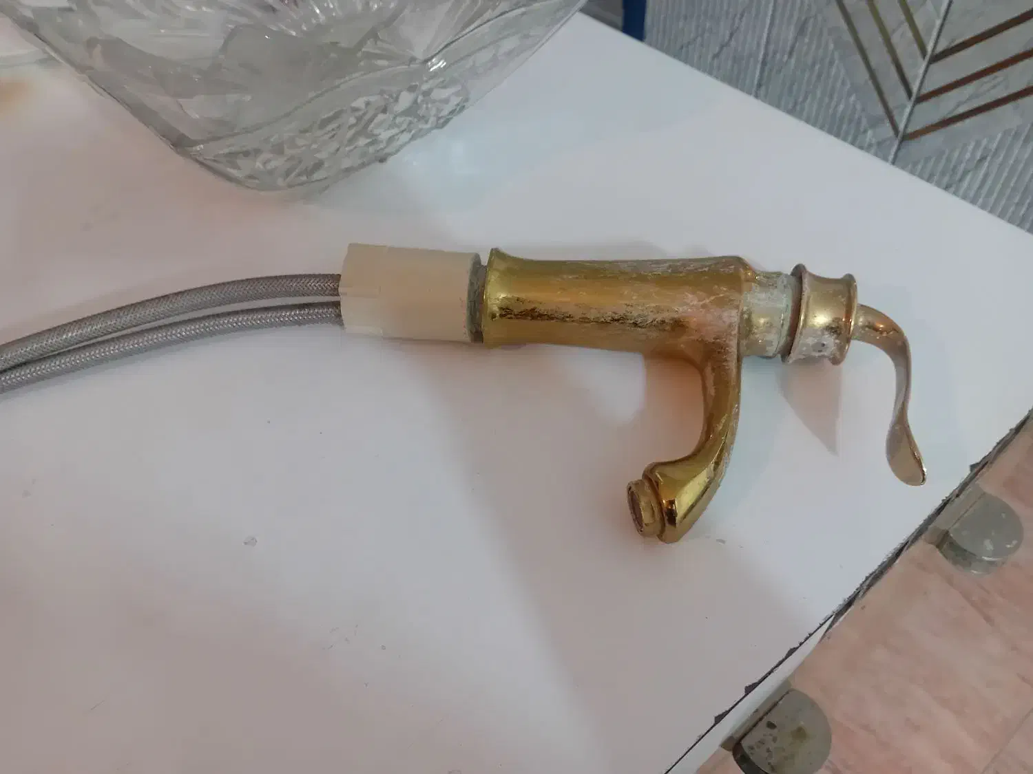 شیر حسی روشویی و ظرف شویی طلایی یک تومان|لوازم سرویس بهداشتی|بندرعباس, |دیوار