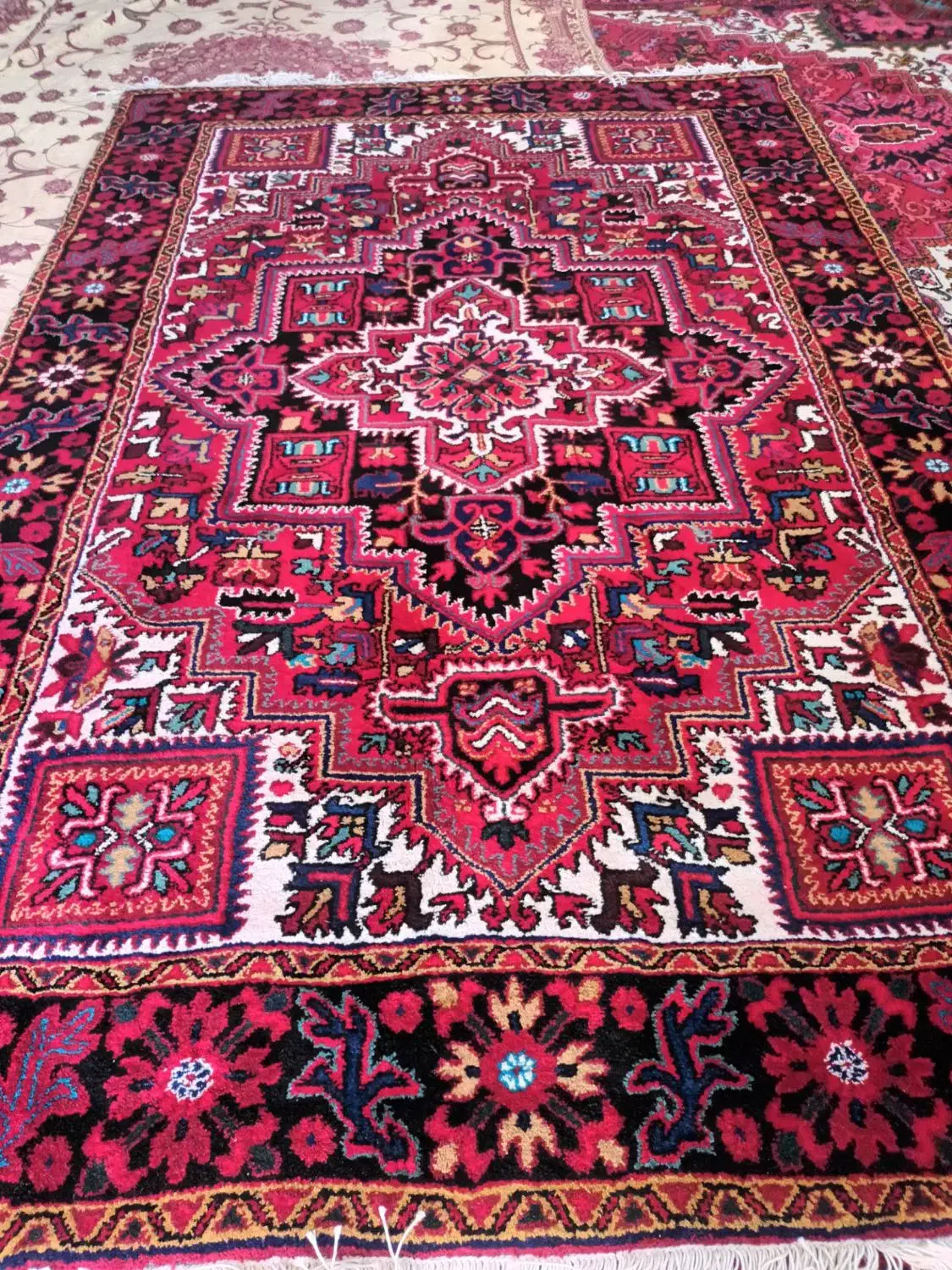 فرش دست بافت|فرش|اهر, |دیوار