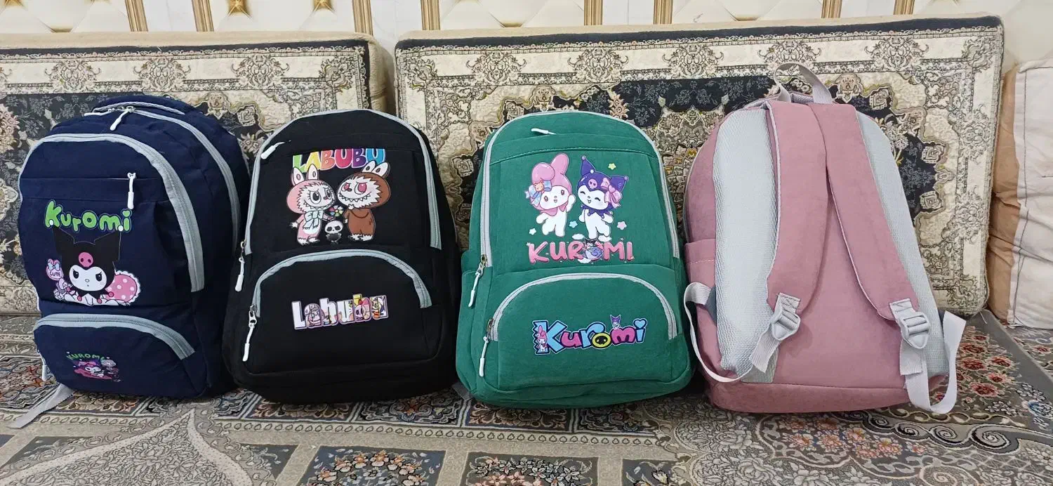 کیف مدرسه‌ای کرومی و لبوبو|کیف، کفش، کمربند|پاکدشت, شهرک انقلاب|دیوار