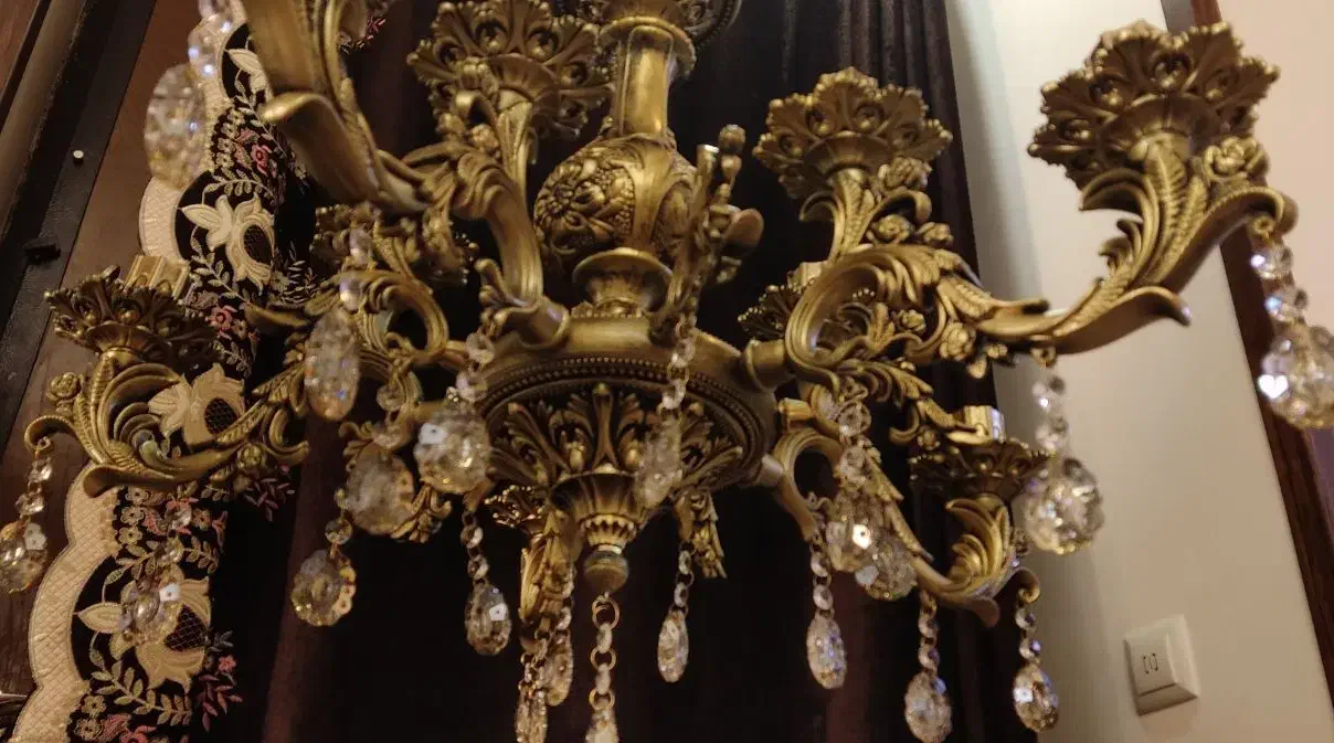 لوستر   بسیار سبک مخصوص  سقف کناف|لوستر و چراغ آویز|شیراز, شهرک گلستان|دیوار